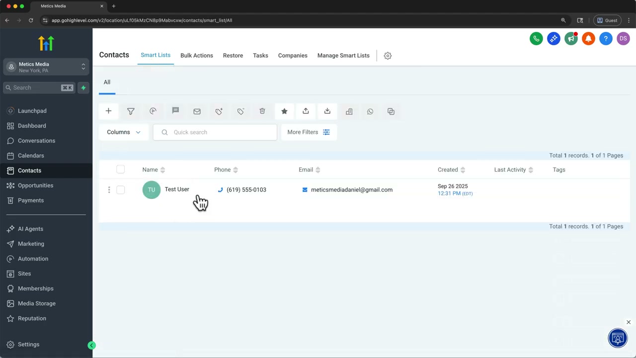 CSV import